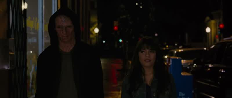 Fortunately, scary guy's right next to you