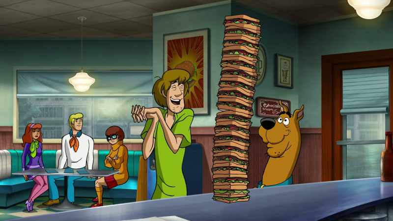 Forty-two sandwiches. [LAUGHS GLEEFULLY]