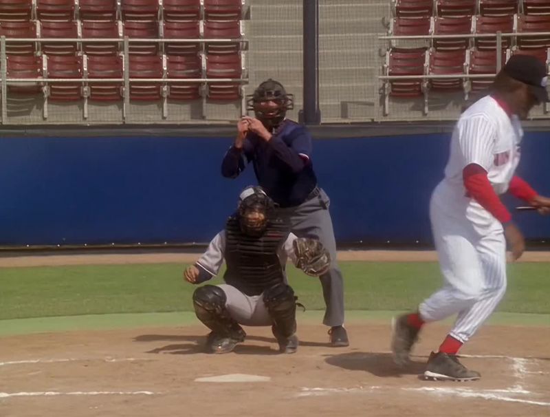 Foul ball. Strike two