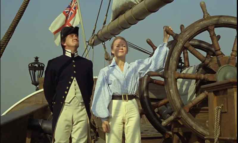 Four points to leeward, helmsman. - Four points to leeward, sir