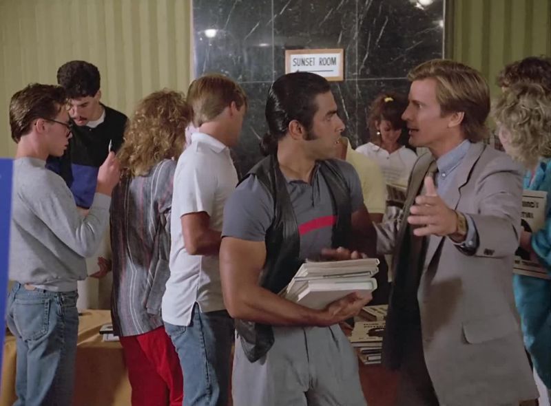 Frankie, come on, we're supposed to be watching this guy