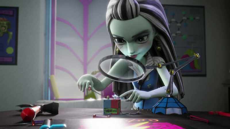 Frankie is really amped up about this science project, huh?