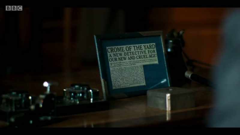 Franklin's fingerprints match the unknown ones on the typewriter