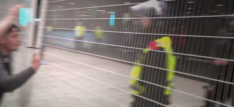 [frantic music playing] - [dog barking]