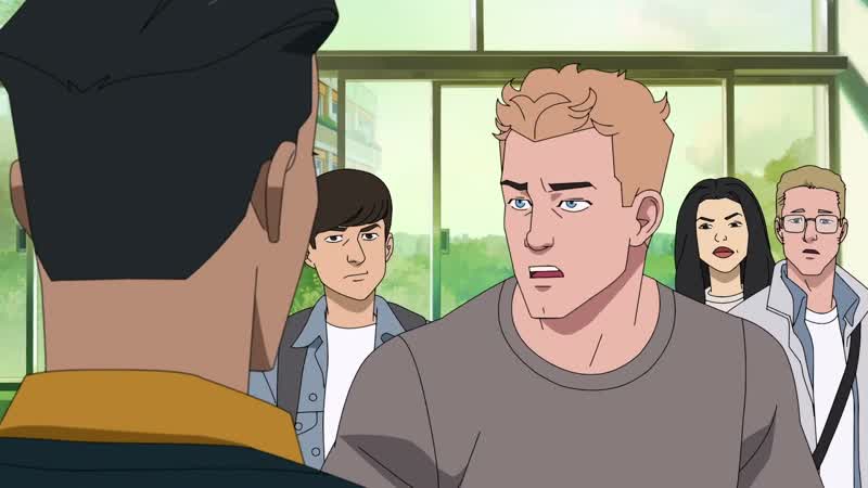 Freak! Dude, what is up with you? I need something to punch. He just walked away, Mark! You missed y