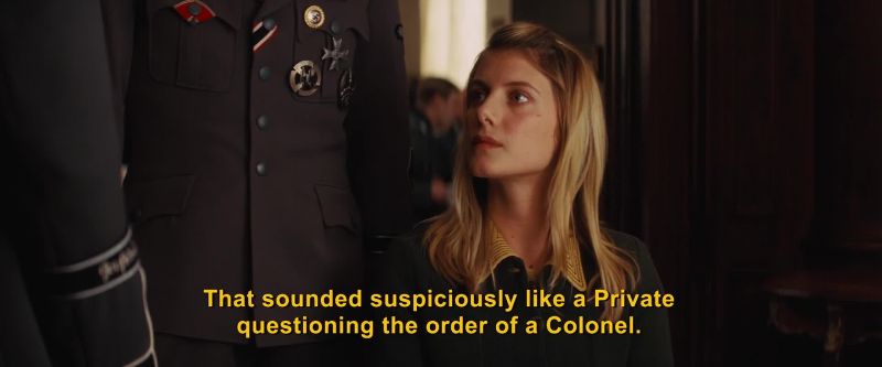 (FREDRlCK SPEAKING GERMAN)