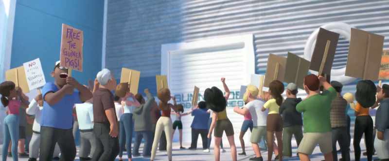 Free the pigs! Free the pigs!