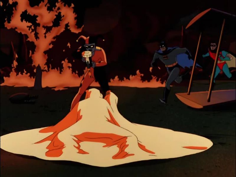 Freeze, clown. - Quinn, stop!