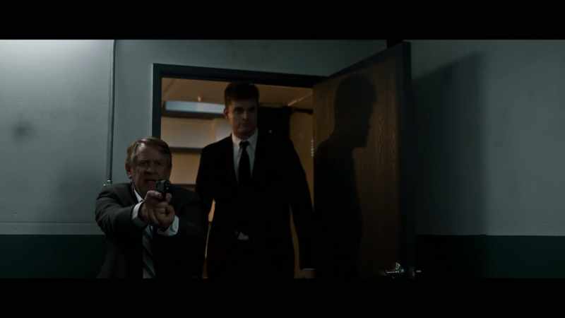 Freeze! (door slams)