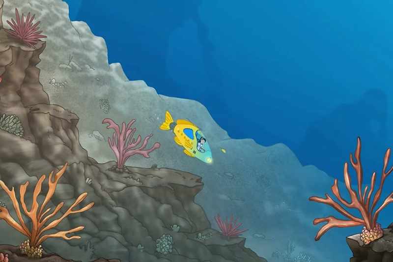 Friendly fish now approaching. -Okay, that's why