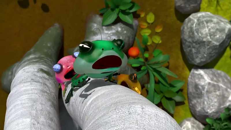 [frog 4 growls]