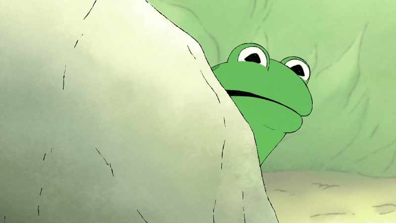 Frog! Frog!-[yells] What is that thing?