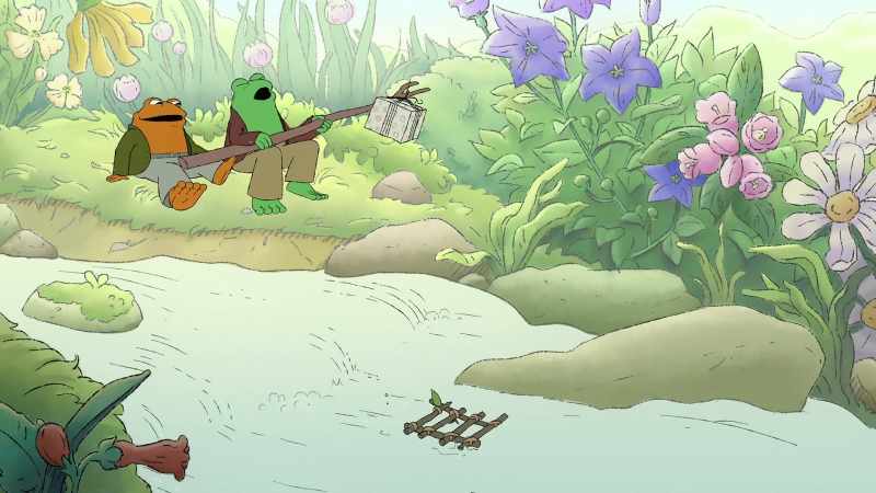 [Frog groans]
