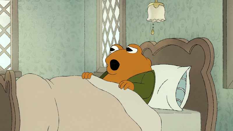 Frog, why do you keeplooking out the window?