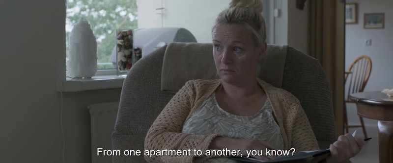 From one apartment to another, you know?