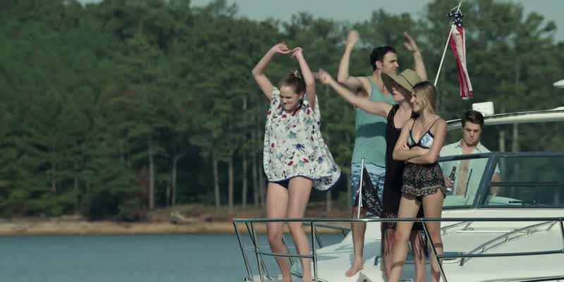 Whoo! - Uh, I'll just pick you up with the boat, okay?