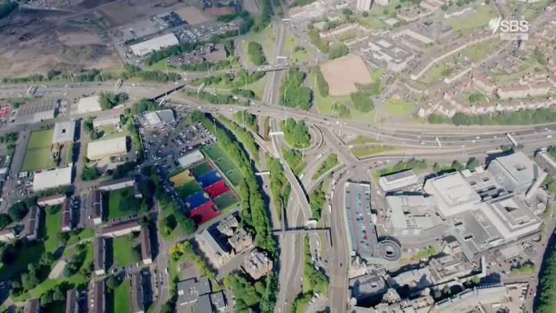 From the sky it's clear