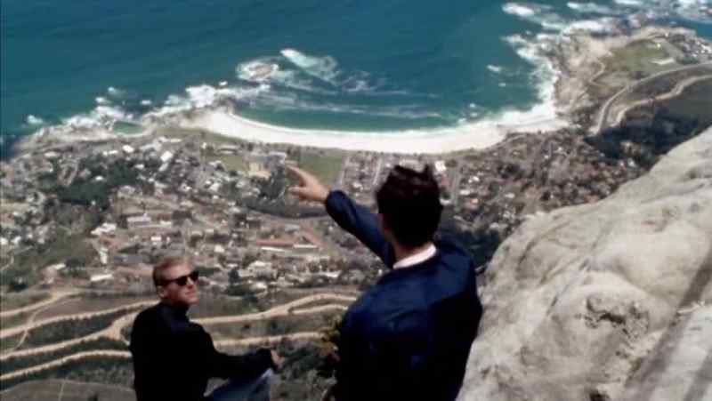 From the top, you can see a long way down the Cape Peninsula