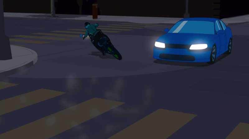 (FRUSTRATED GRUNT) -(CAR HONKS)
