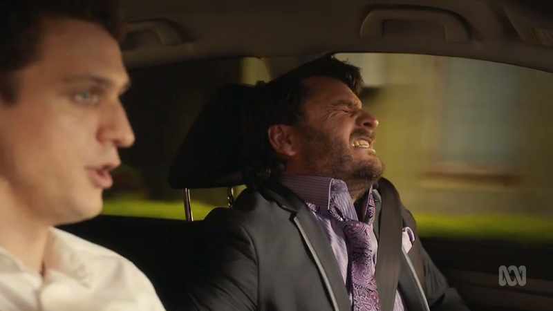 Fuckin' cramp! I'm tryin'. (GROANS)