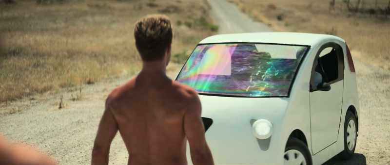 Fucking nerd. With a stupid fucking car