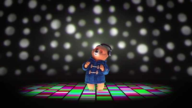 [funk music]