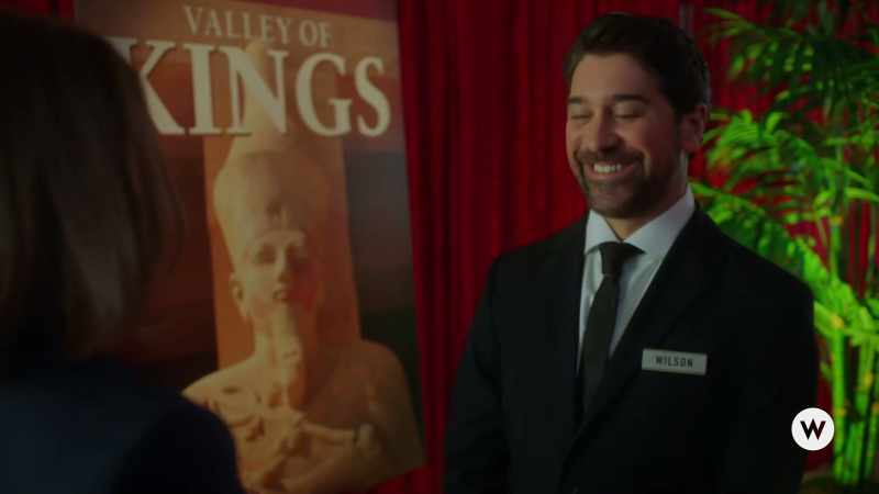 Funny. [Chuckles] Let's get you a name tag