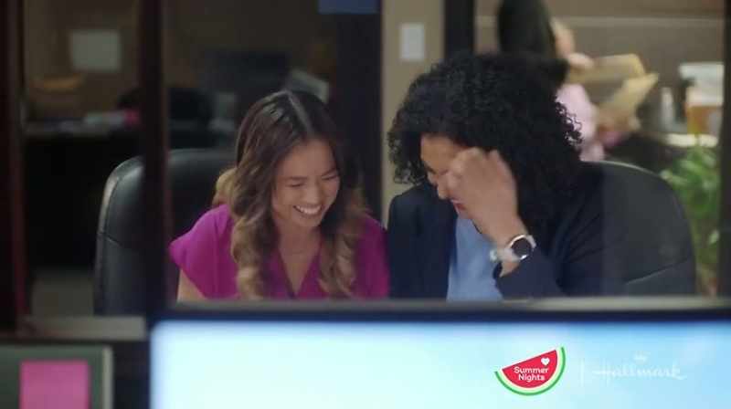 (gabby and courtney laugh)