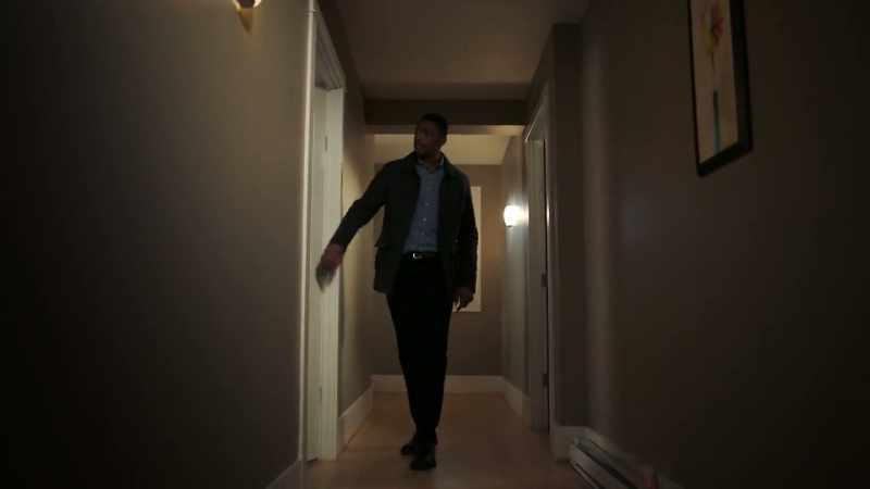 Gabe, it's Detective Asante. [knocks on door]