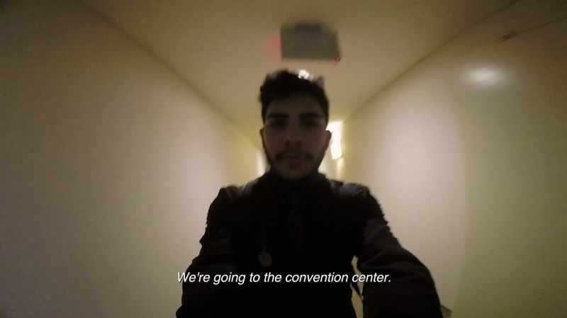 GABRIEL: We're going to the convention center