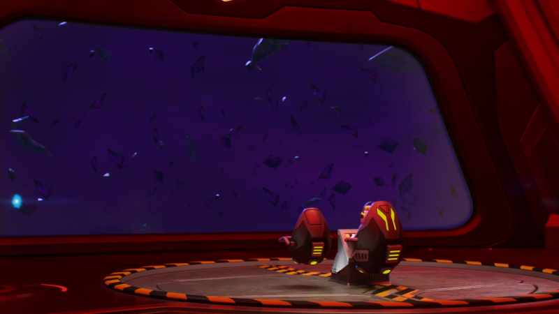 Gah. All this debris is slowing us down!