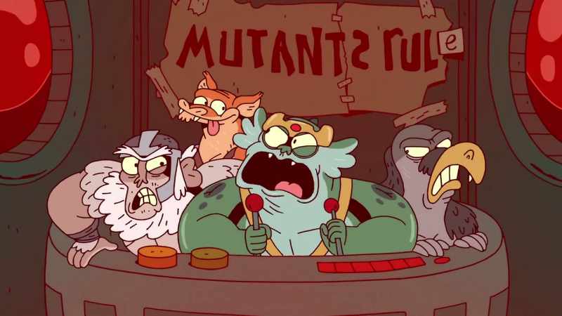 Gah! Don't just sit there, Mutants! Do some damage