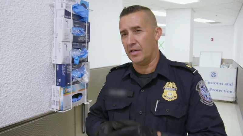 GALARZA: Sometimes they'll try to conceal the narcotics within the spine