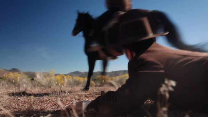 [GALLOPING HOOFBEATS]