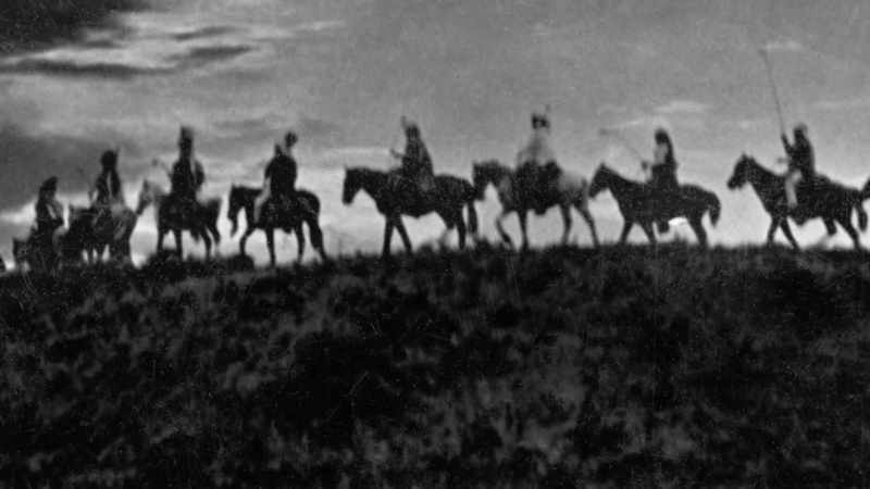 [Galloping hoofbeats]
