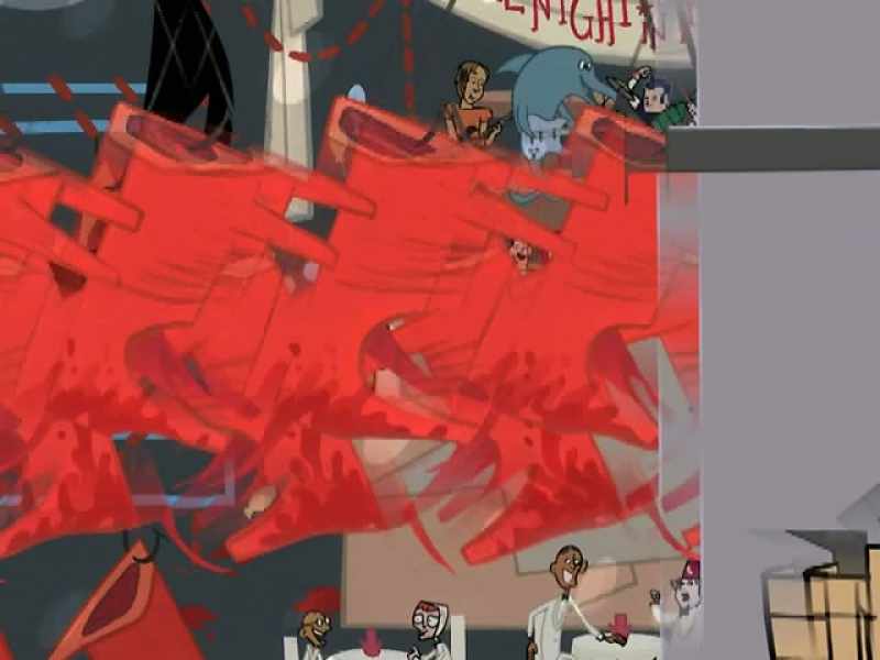 (Gandhi) Wow, this is the meat locker?