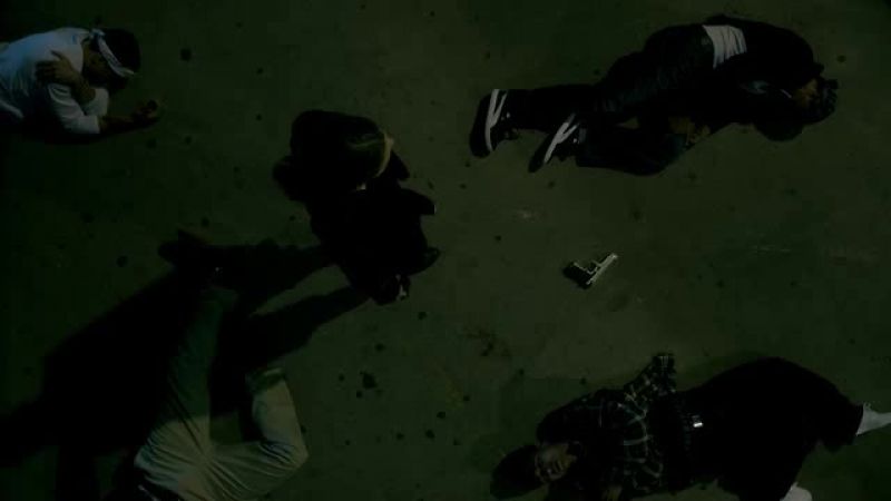 (gangsters groaning)