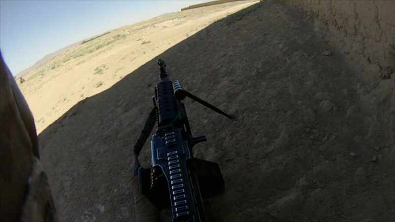 GARDNER: Sergeant Sutton said we gotta go out and do a recon, so