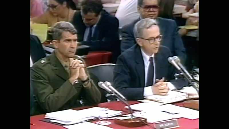 GARY: Oliver North, he shredded documents
