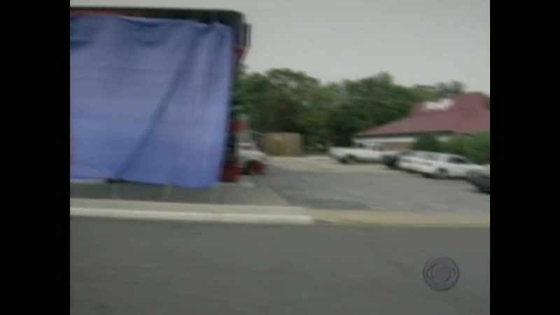 Gas stations putting big blue tarps up