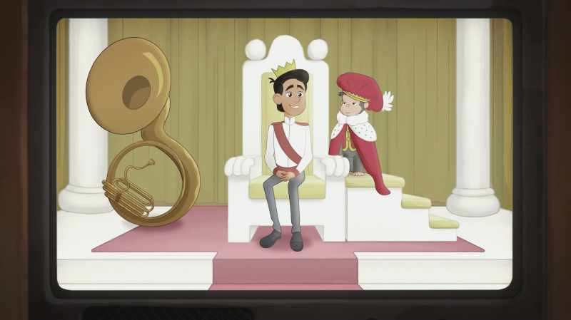 [gasps] Look, Philippe, it's your father