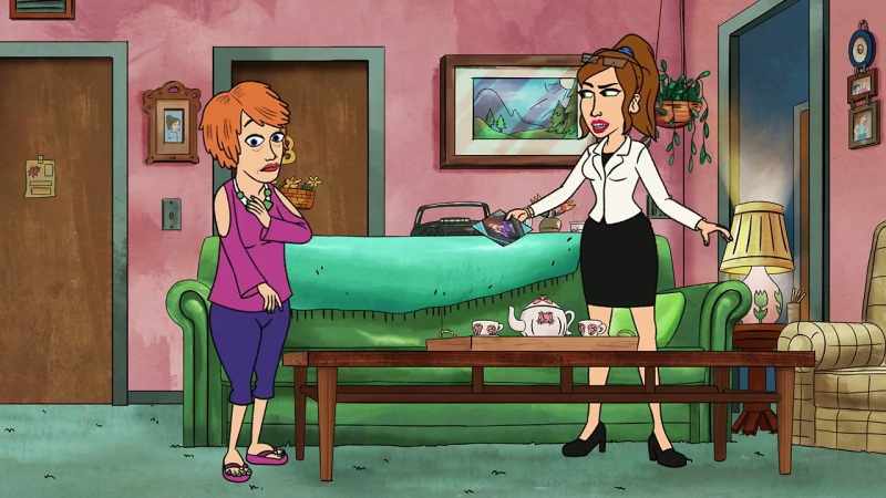 (gasps) She thinks she is so much better than us. -(phone vibrating)