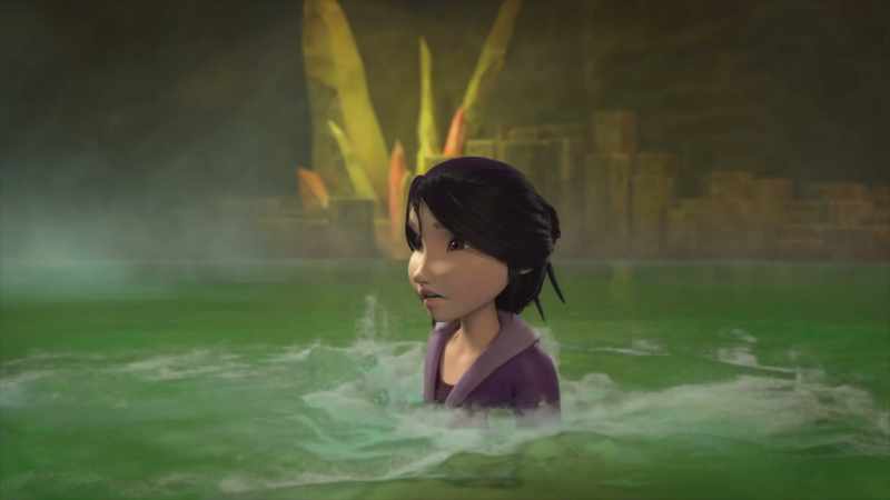 [gasps] [splash]