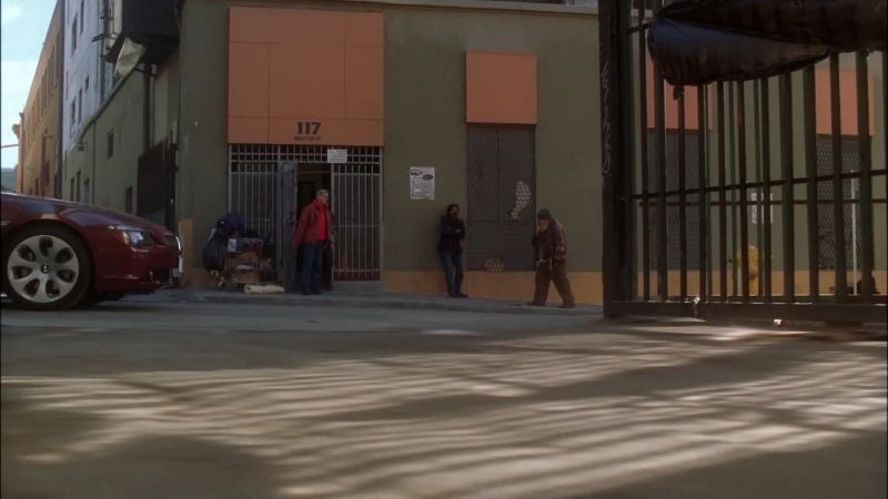 (gate creaks)