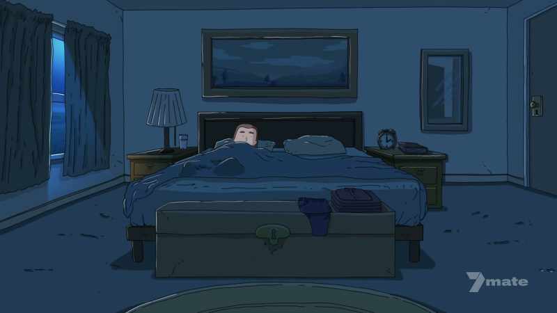 (Gavin snoring)