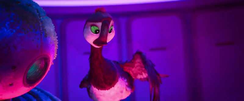 [geese honking]