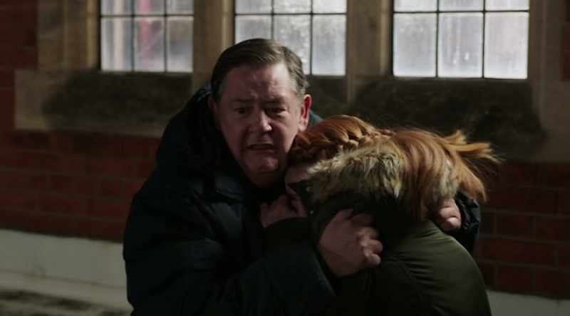 [Gemma and Terry scream]