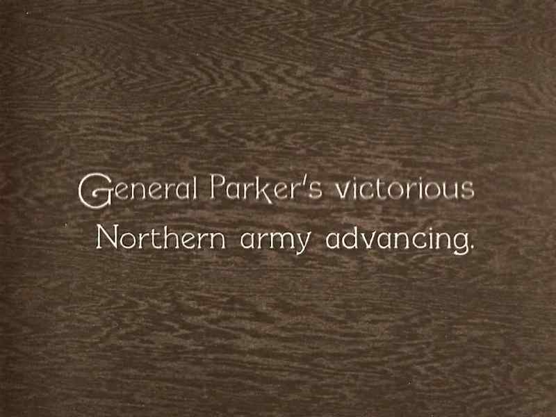 General Parker's victorious Northern army advancing