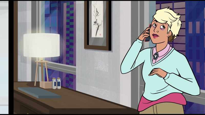 Gennifer![ Cellphone rings ]