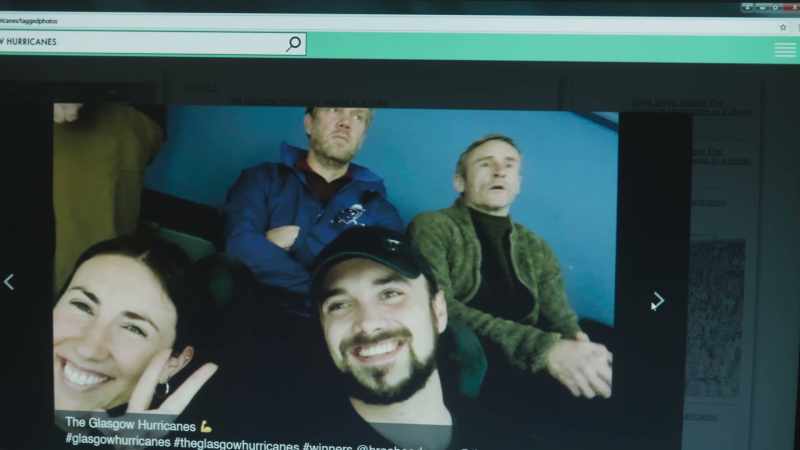 Geo-tagged posts, matched image searches